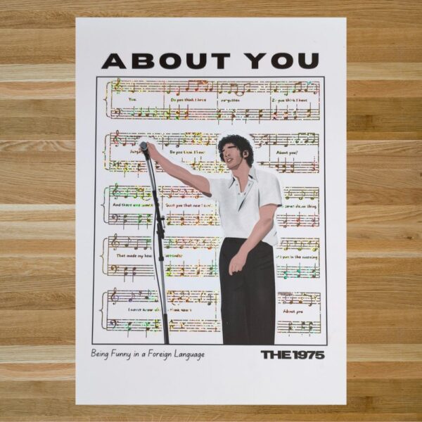 About you foil print