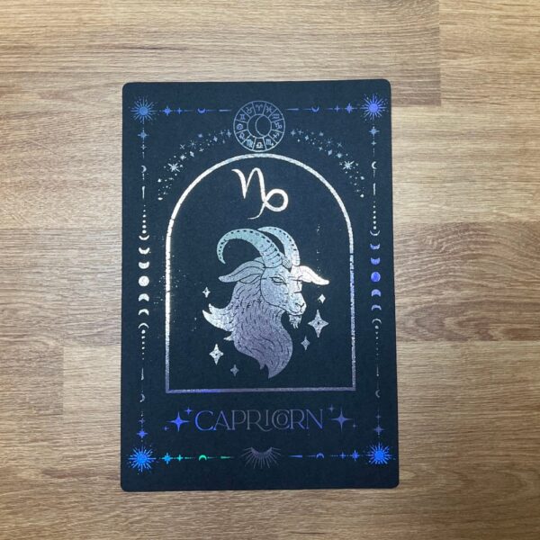 Capricorn astrology foil print