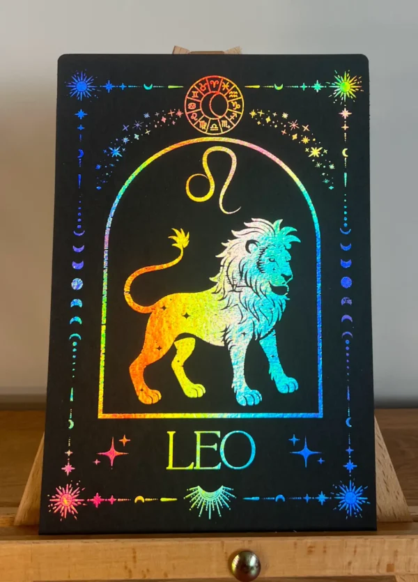Leo foil print