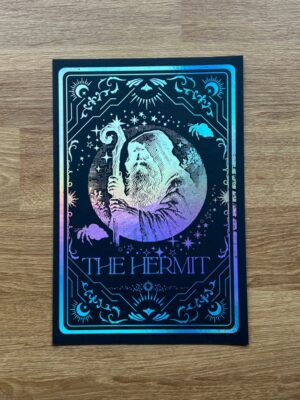 The Hermit – A5 Holographic Art