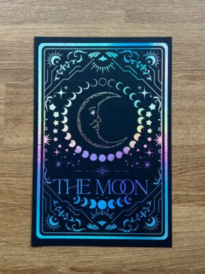 The Moon – A5 Holographic Art