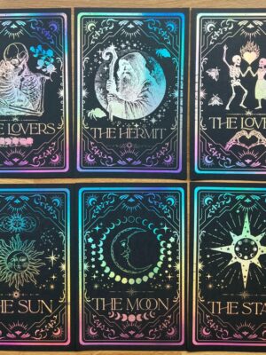 The full Tarot Card Collection – A5 Holographic Art
