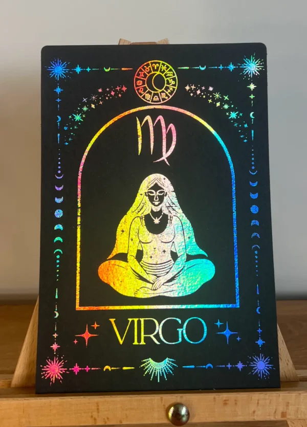 Virgo foil print
